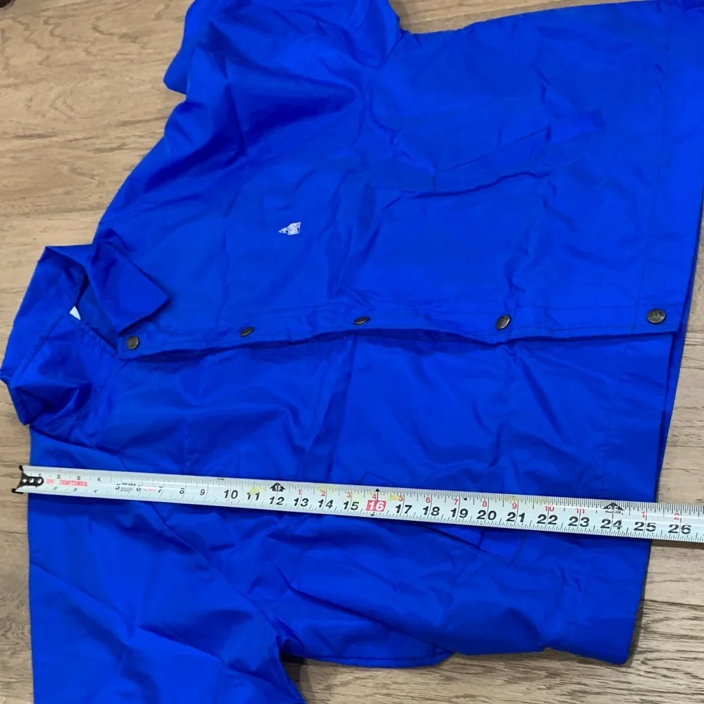 NWOT London Fog Royal Blue Two-Piece Rain Jacket and Pants Set Size Large - Picture 9 of 16